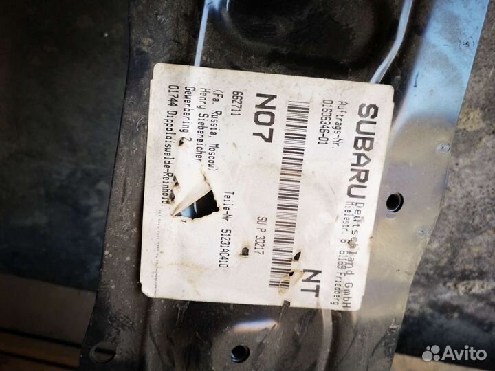 Суппорт крепления радиатора оригинал subaru суба