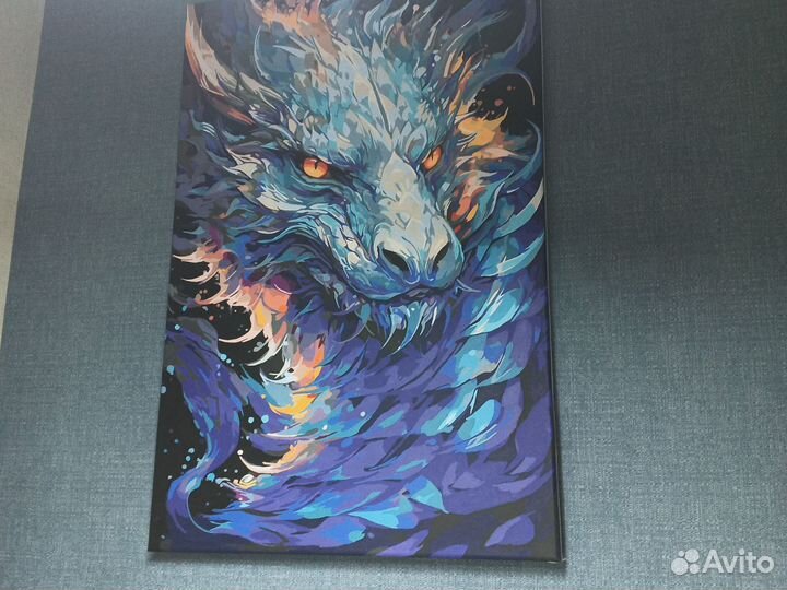 Картина на холсте акриловыми красками