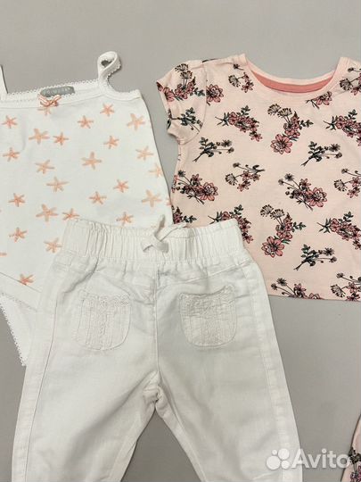 Вещи пакетом для девочки 68-74