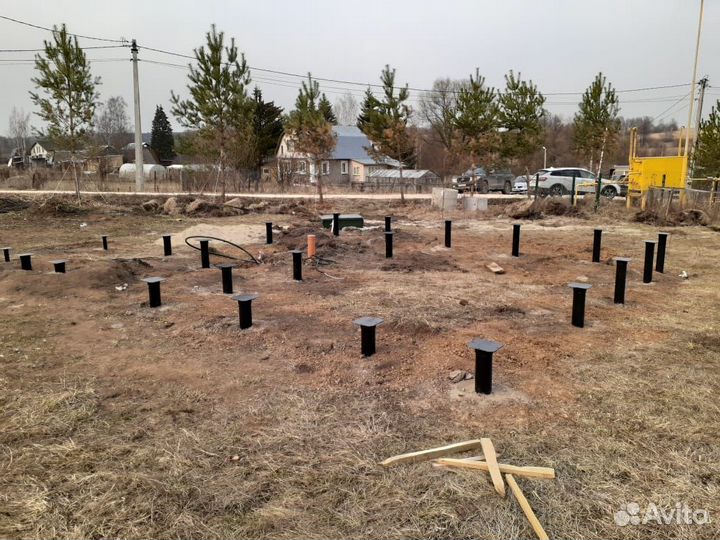 Винтовые сваи под ключ