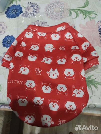 Флисовая кофта новая на маленькую собачку