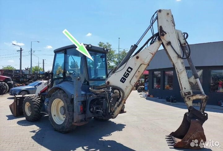 Стекло заднее верхнее Terex 860 (Терекс )