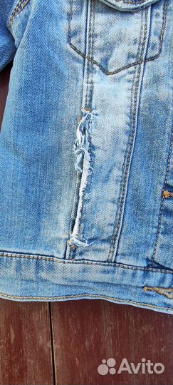 Джинсовая куртка, пиджак для девочки, Zara, 116 р