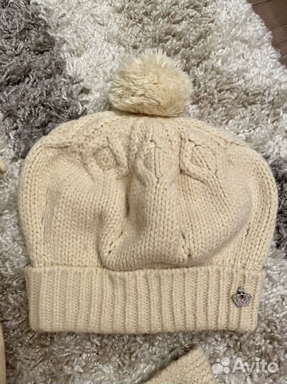 Комплект зимний шапка, шарф, перчатки