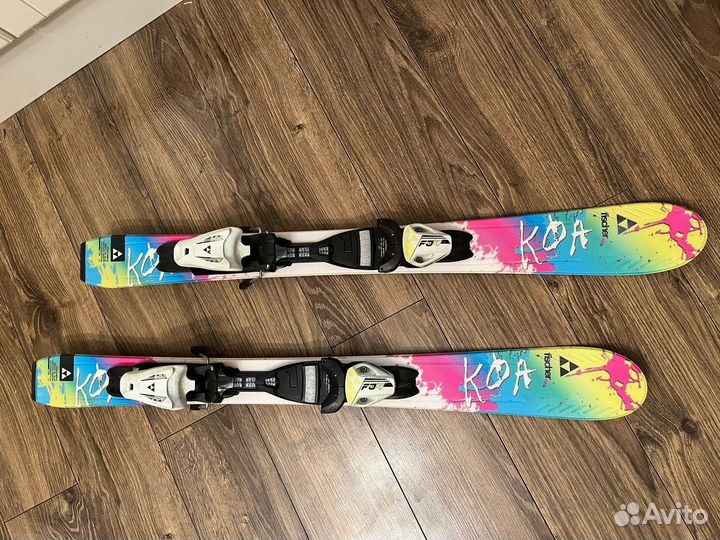 Горные лыжи и ботинки fischer на ребенка