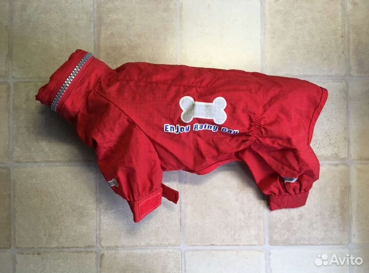 Комбинезон-дождевик для маленького тоя/йорка