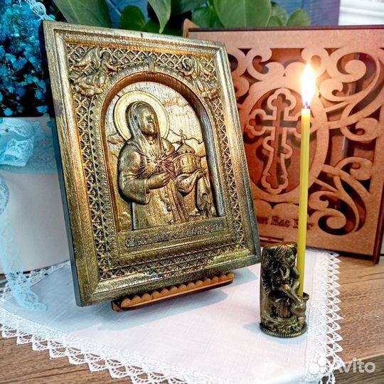 Икона Матрона Московская подарочный комплект