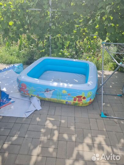 Детский надувной бассейн бу