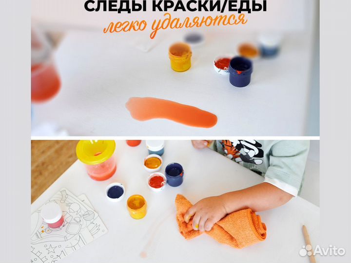 Детский растущий стул + стол Комплект