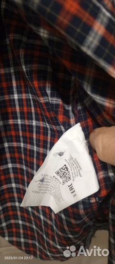 Мужская рубашка в клетку