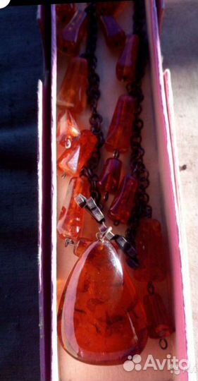 Старинные янтарные бусы, СССР