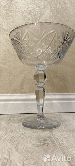 Ваза хрустальная для фруктов и конфет