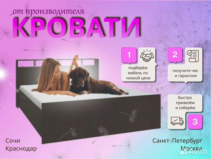Кровать новая