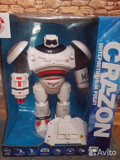 Интерактивный робот grazon со светом, звуком