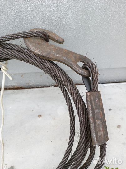 Стальной буксировочный трос длиной 5м