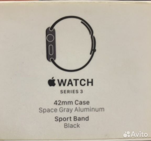 Часы apple watch 3 42mm Case Space Gray Aluminum