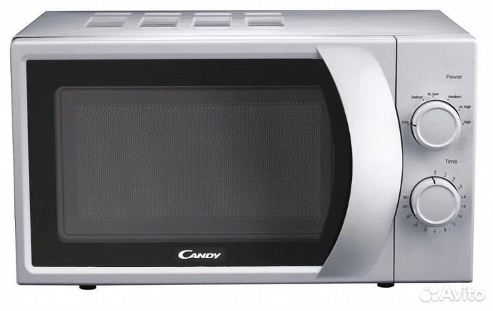 Микроволновая печь candy серебристая новая