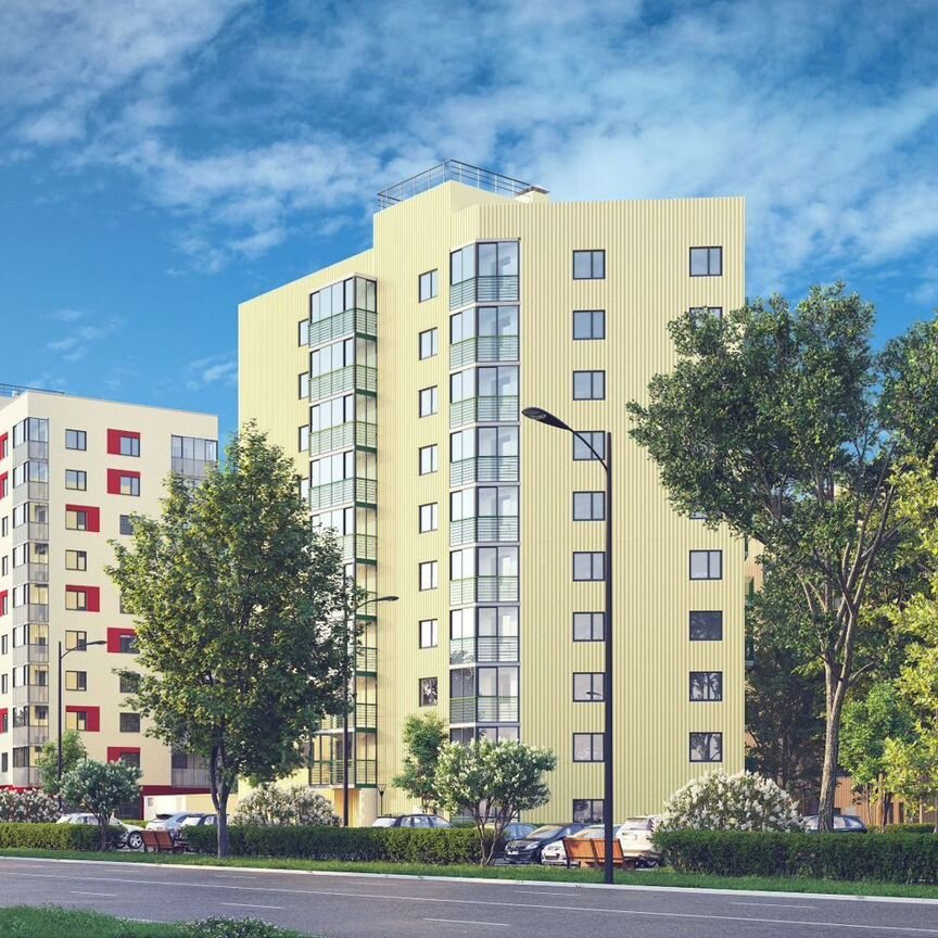 1-к. квартира, 34,3 м², 4/10 эт.