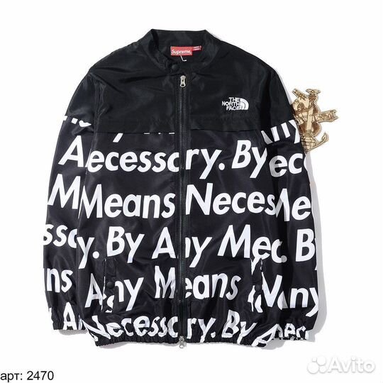 Ветровка куртка SupremeThe North Face Чёрная