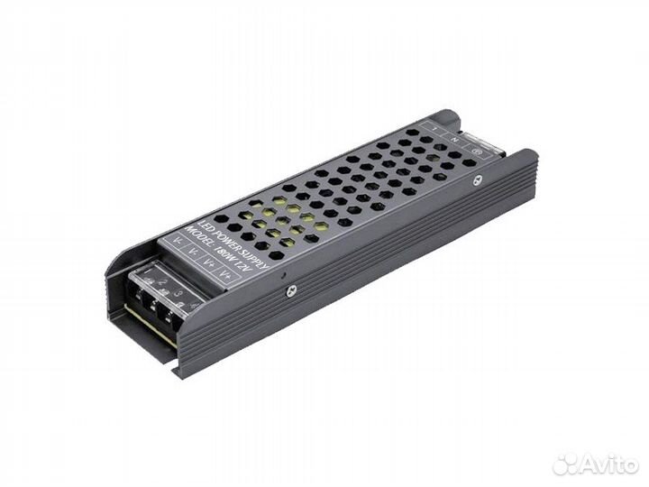 180w 12v 15А (208х62х29) мм Блок питания IP20
