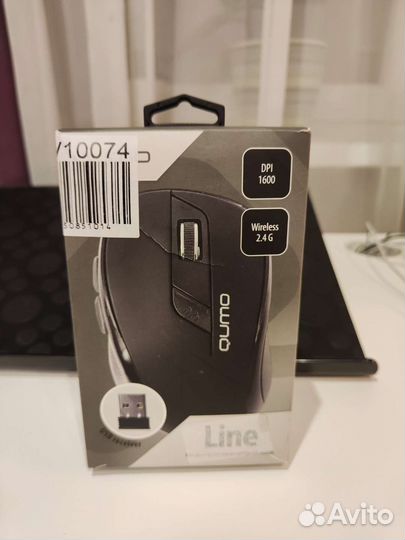 Беспроводная мышь qumo Office Line M78 Black