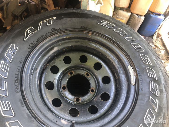 R16 Bridgestone Dueler A/T 275/70, PCD 5x139.7 DIA 110