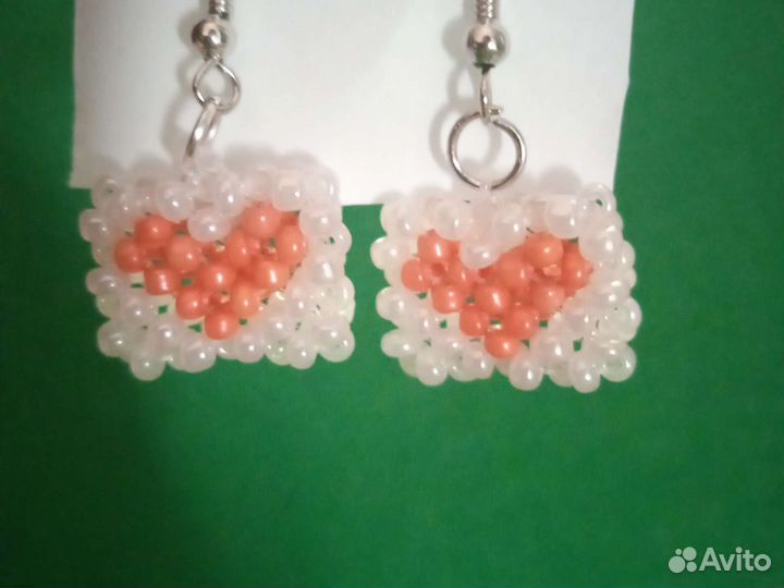 Серьги из бисера