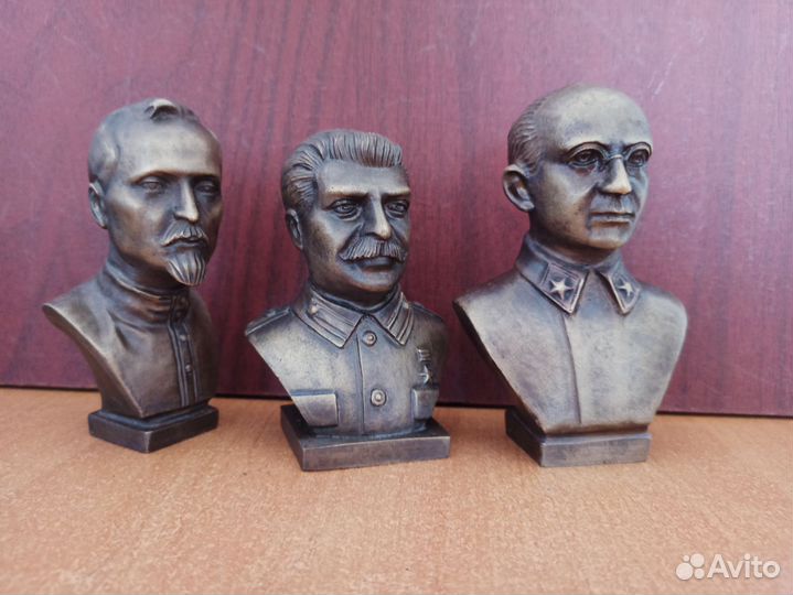 Бюст Бронза Сталин Берия Дзержинский