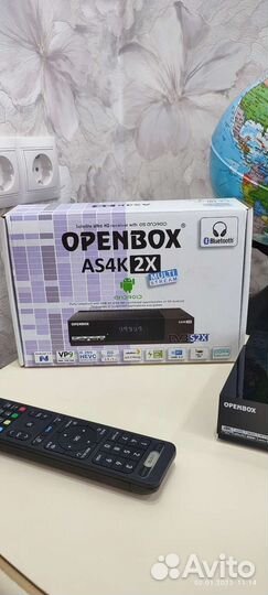 Спутник iptv Smart Android ресивер Openbox AS4K 2X