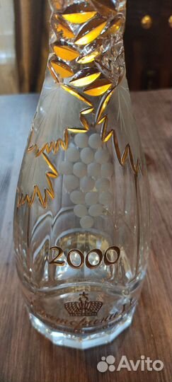 Хрустальный кувшин с крышкой