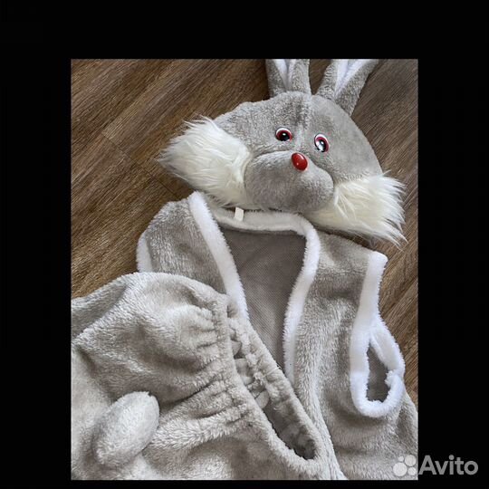 Детский карнавальный костюм зайчик (праздничный)