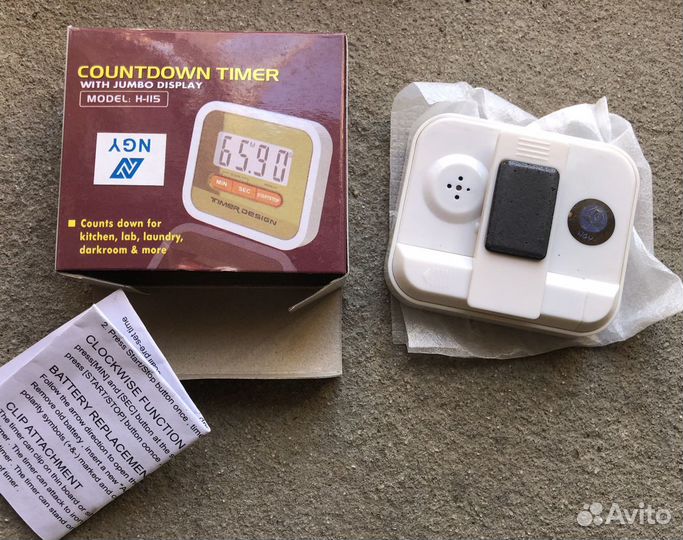 Таймер секундомер кухонный