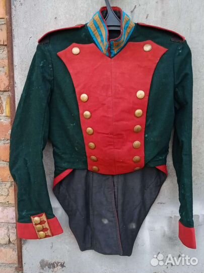 Мундир 1800 год царский военный Русской армии 19 в