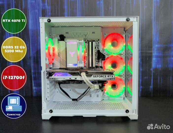 Собранный компьютер i7-RTX4070Ti-32DDR5-OJC654-B760