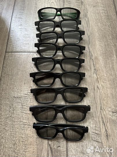 Очки 3D для кинотеатра 9шт