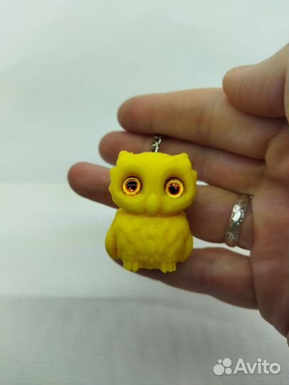 Брелок совушка сова 3D печать