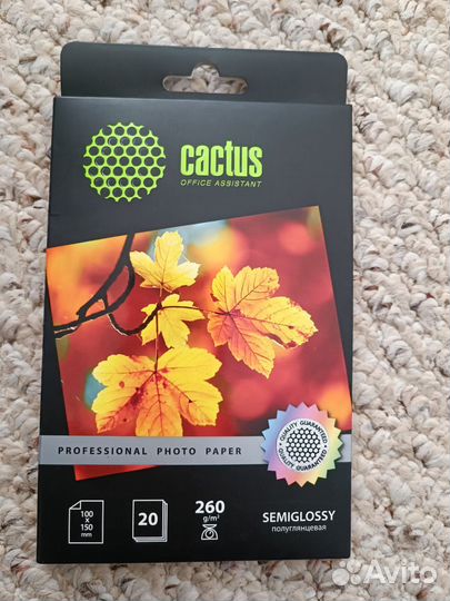Фотобумага cactus