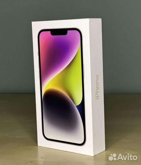 Новый Apple iPhone 14 Starlight 128gb 1nano+Esim