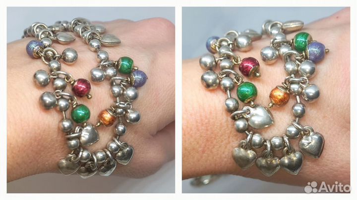 Колье - Камни - Серебро 925 - Винтаж