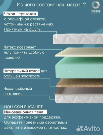 Матрас для новорожденных