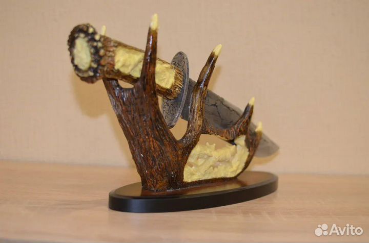 Нож сувенирный на лосиных ножках