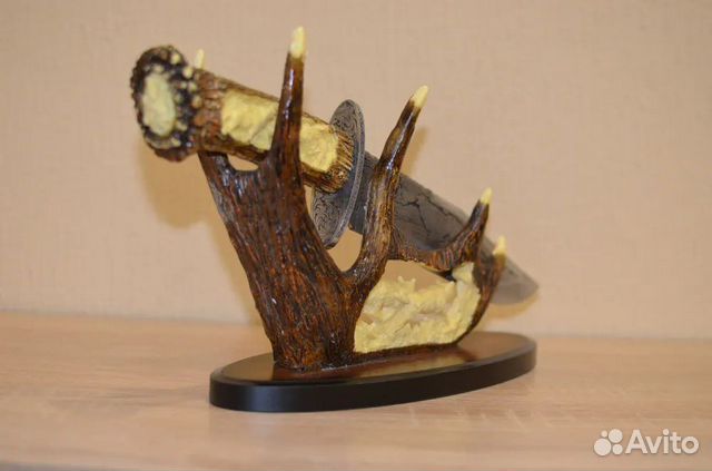 Нож сувенирный на лосиных ножках