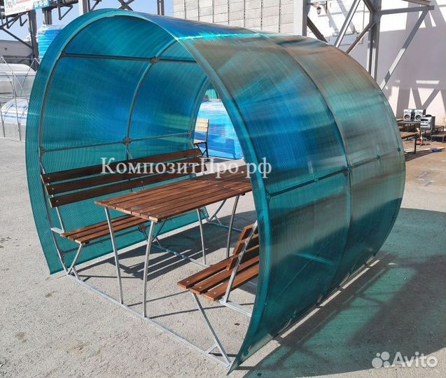 Беседка из поликарбоната