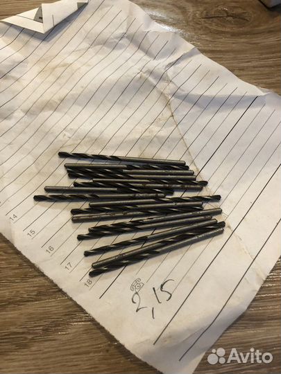 Сверла СССР 1,55/2,15/2,05/0,65