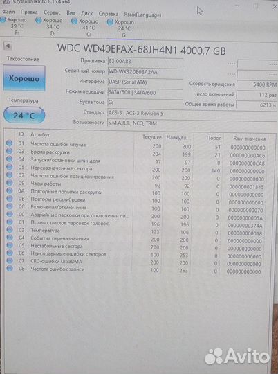 5шт Wd 4tb Red 4tb на запчасти wd40efax