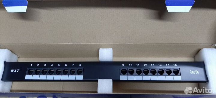 16 ports patch panel 2064-16P-WT