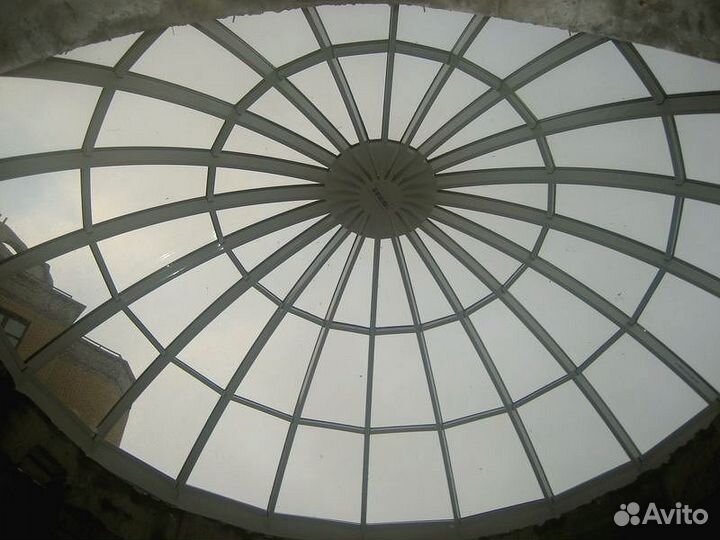 Зенитные фонари остекление