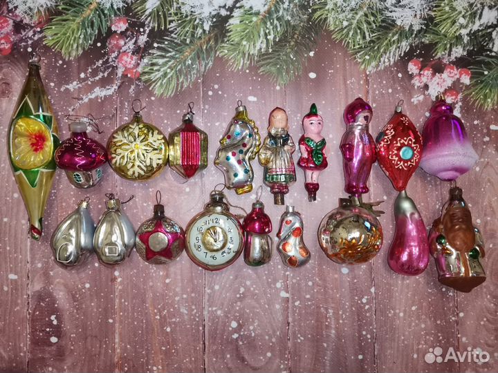 Елочные игрушки СССР