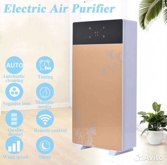 Очиститель воздуха с пультом совершенно новый