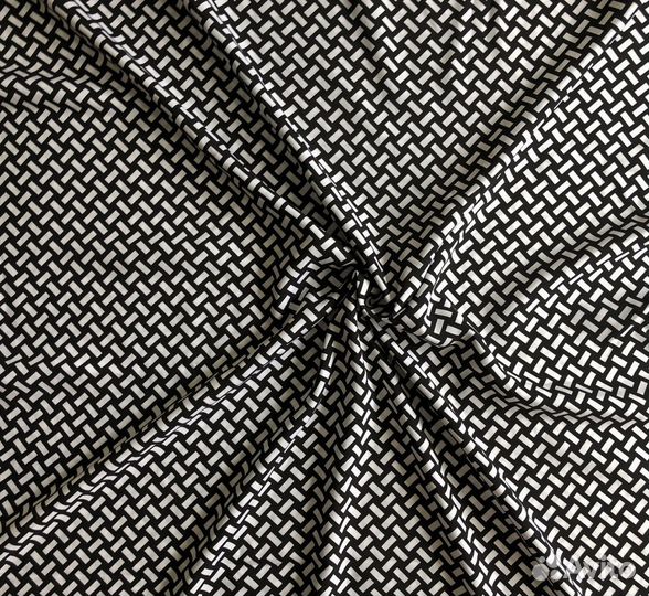 Ткань штапель отрез 1м -№22, плательный